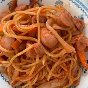 ナポリタン風パスタ